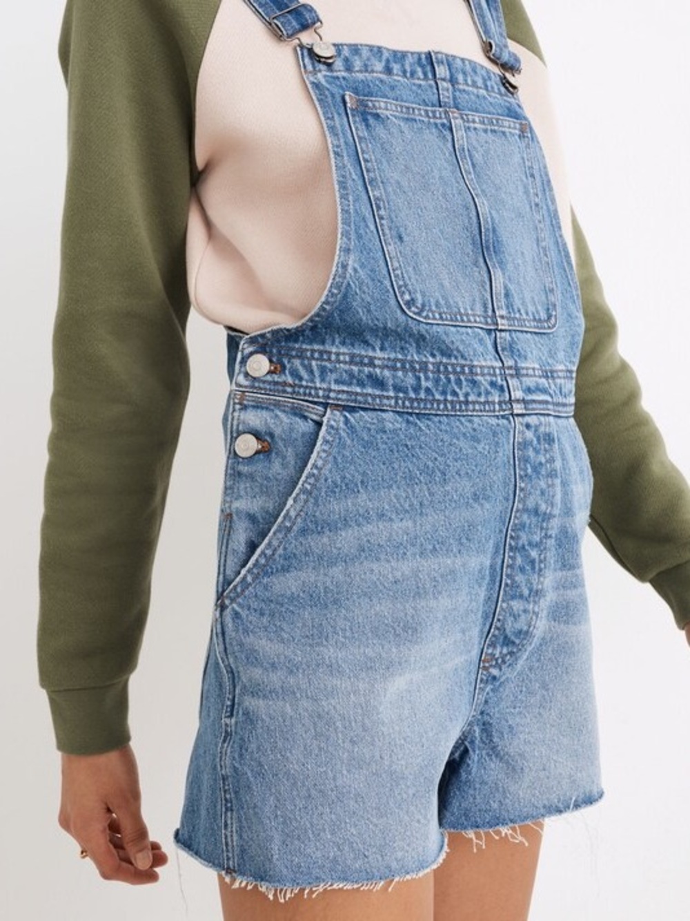 Madewell Adirondack Light Blue Denim Overalls